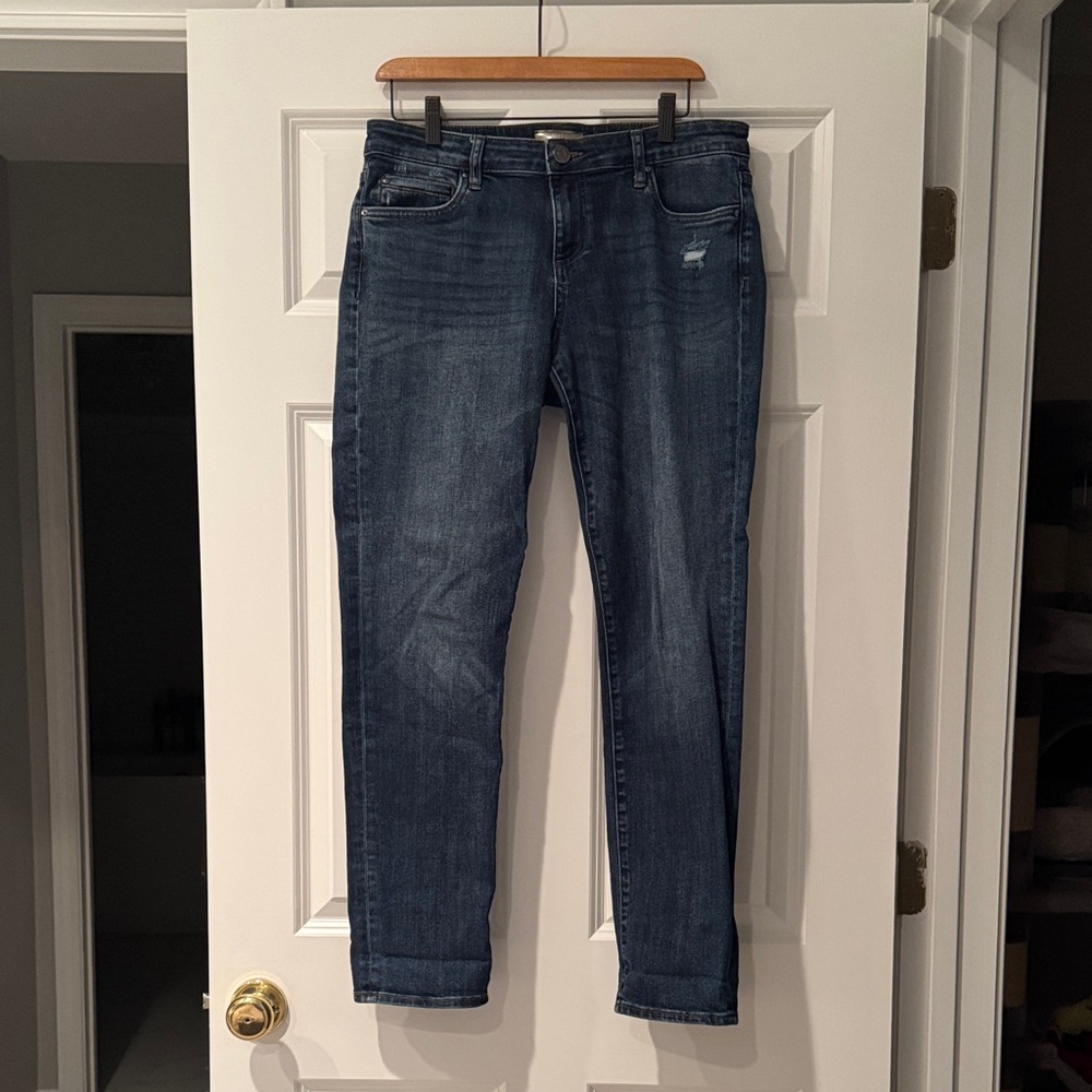 Kut from the Kloth Dark Blue Straight Leg Jeans